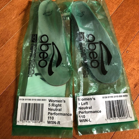 NEW Women's Abeo Insoles - size  5 - Neutral Performance -Walking Company - Picture 2 of 3